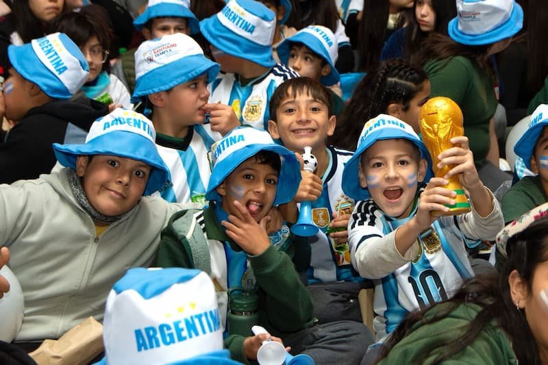 Una jornada para alentar a la Seleccion y promover espacios de cuidado en comunidad