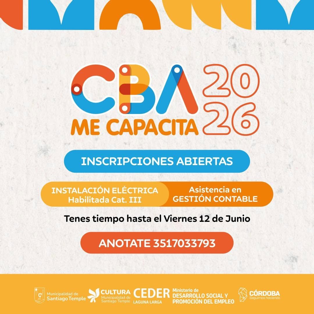 Tu próxima oportunidad empieza hoy: inscripciones abiertas para CBA Me Capacita 2026